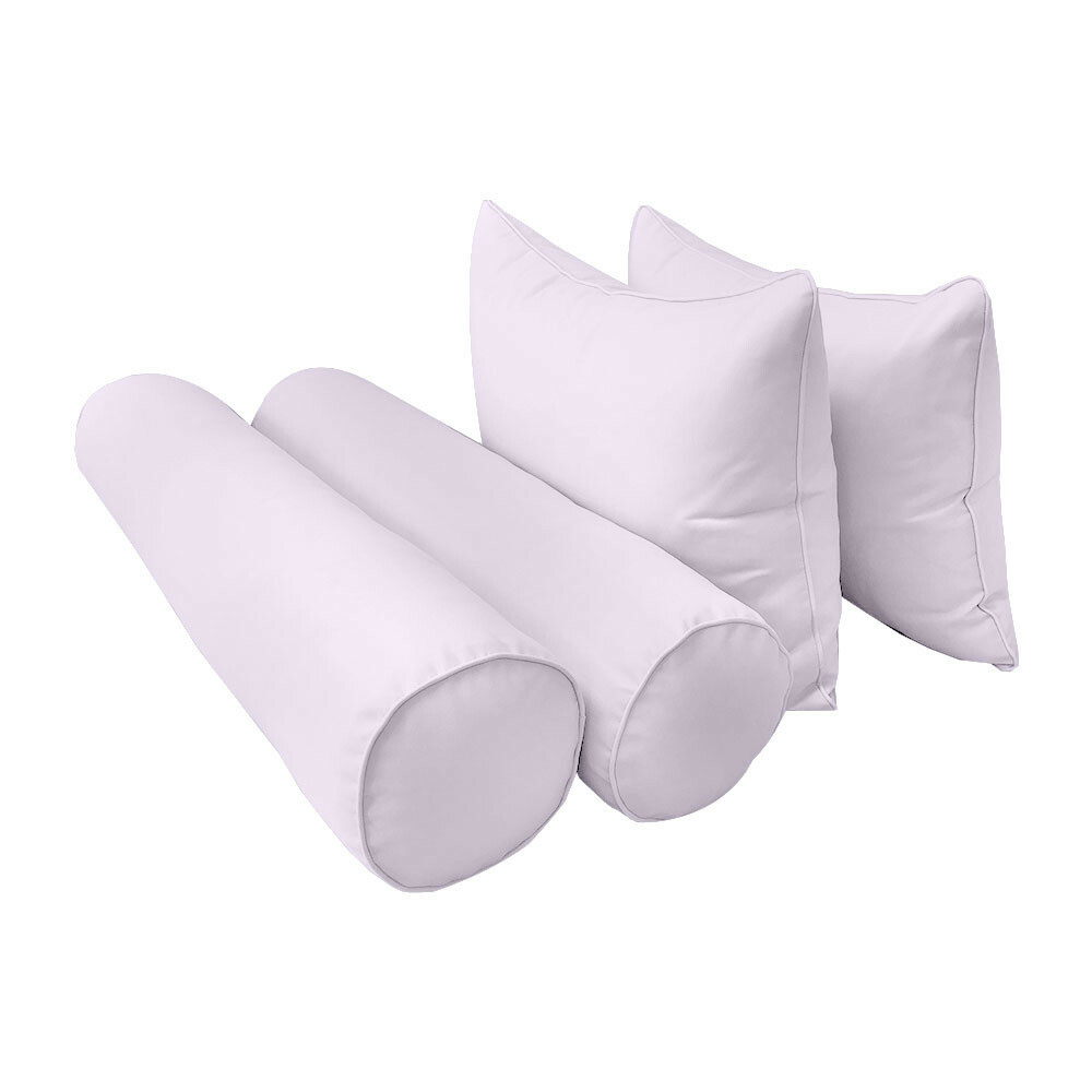 Full 5PC Pipe Daybed Mattress Bolster Pillow Fitted Sheet Cover Only S.4 AD107