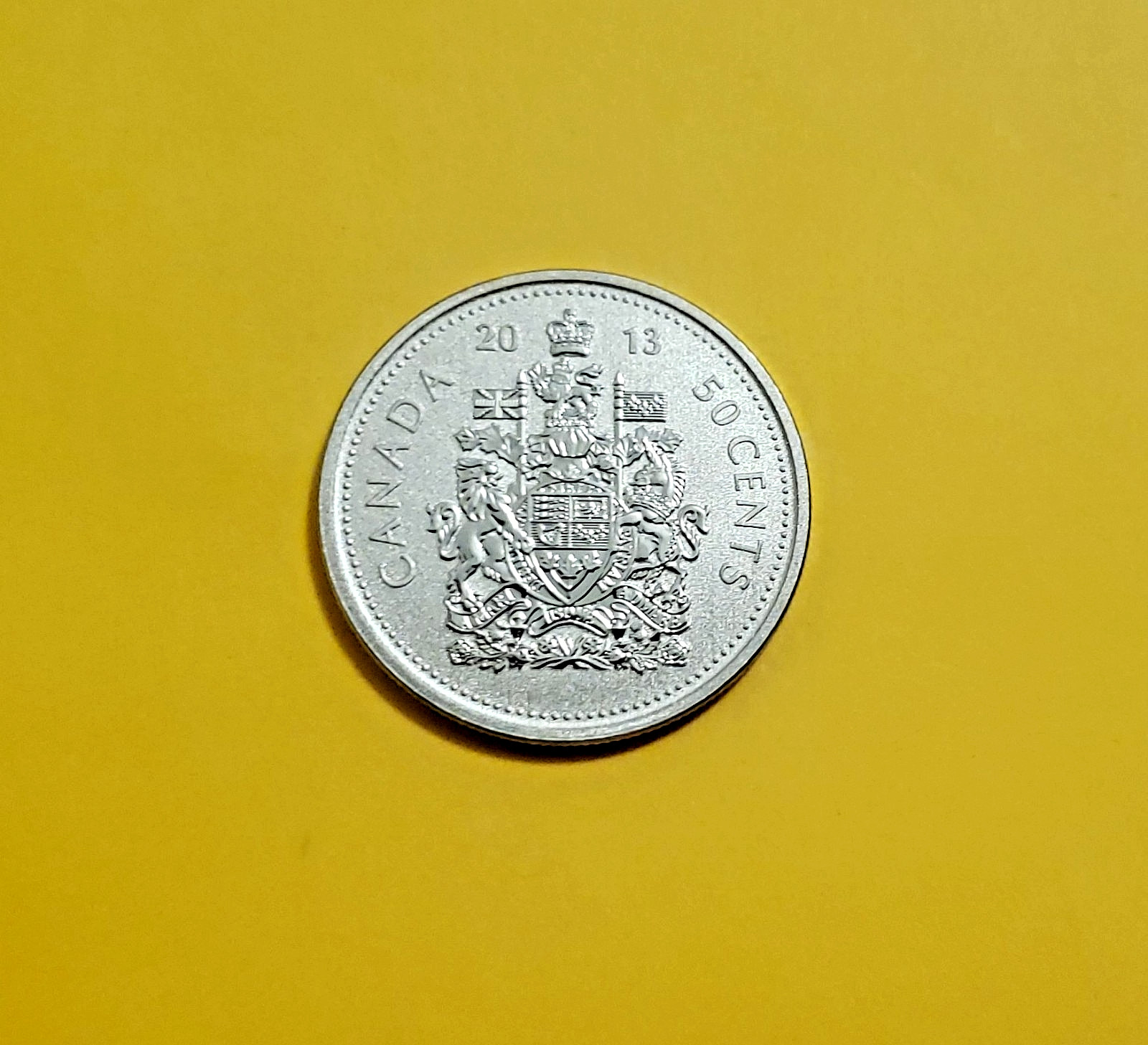 2013 Canadian Specimen Fifty Cent Piece