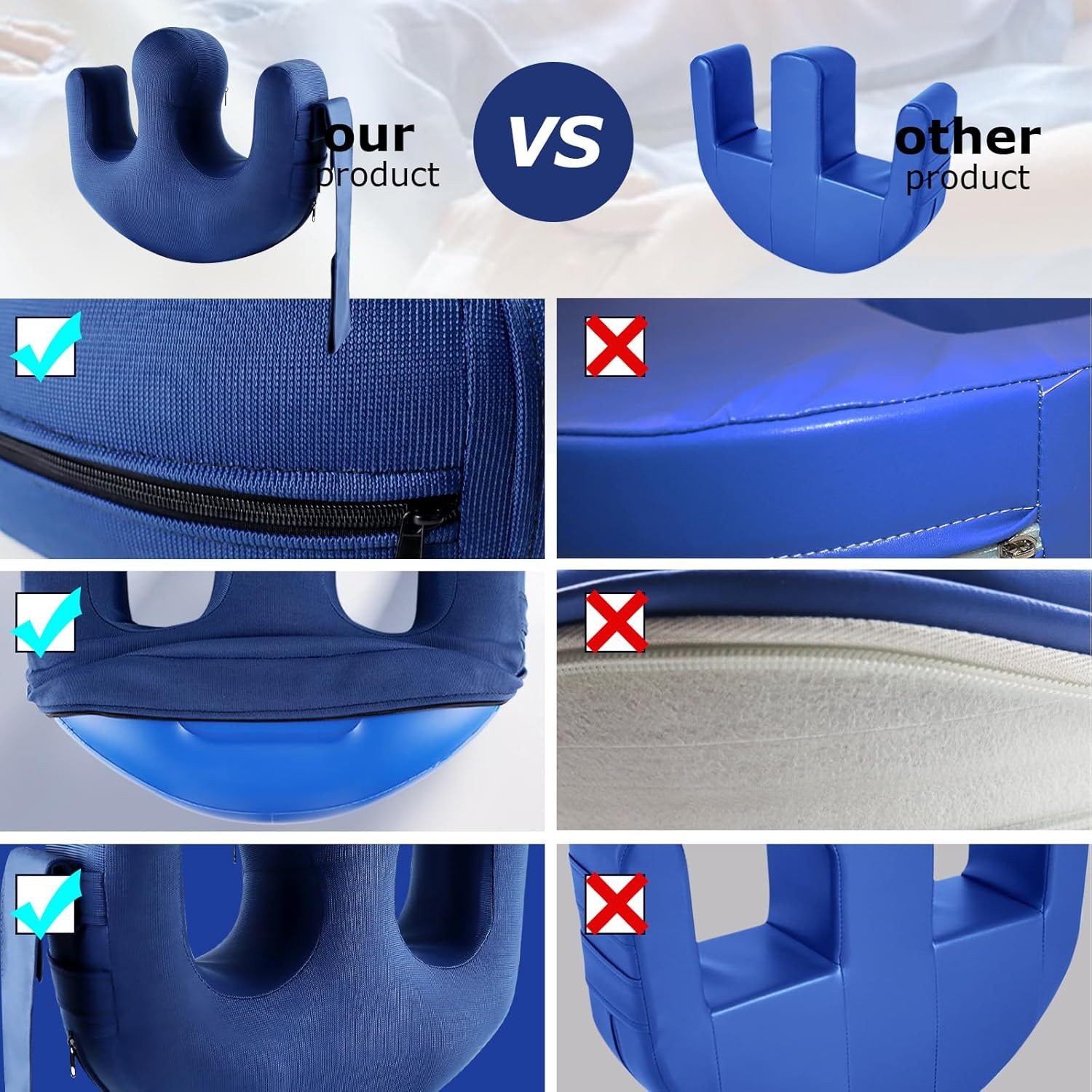 Bedridden Patient Turning Device and Bedroll Pillow for Elderly - Inflatable