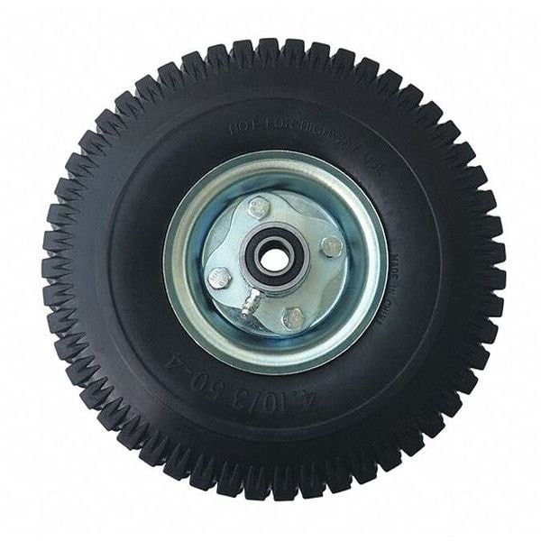 Zoro Select 53Cm77 Solidwheel, 10 3/16"Dia, 390Lb, 4.10/3.50-4, 53Cm77
