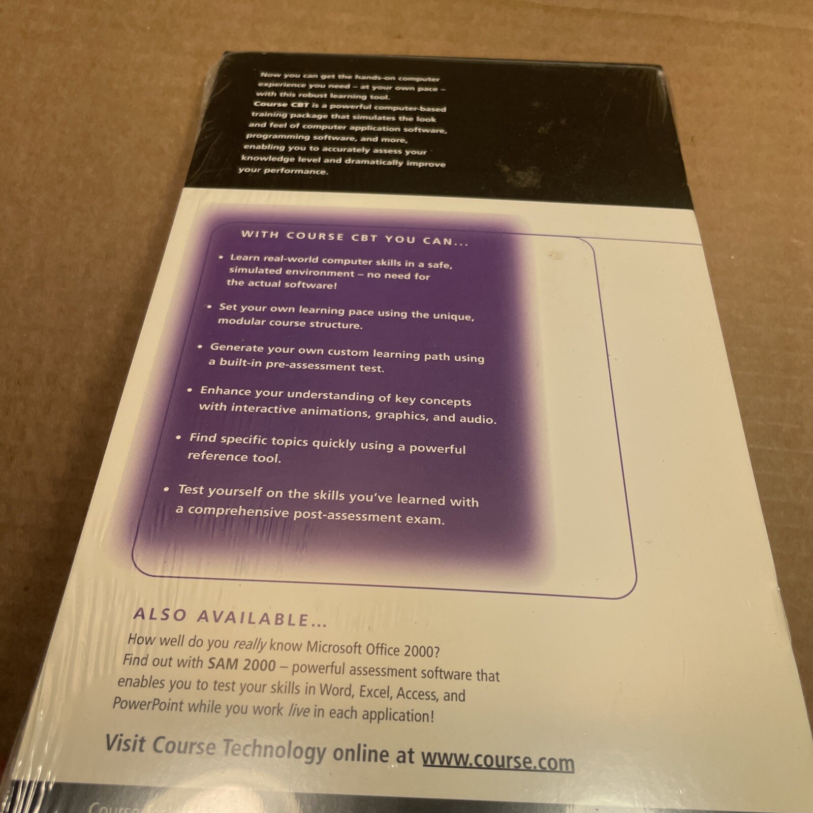 NEW Course Technology CTB Learning Software Microsoft Office 2000 w/ Windows 98