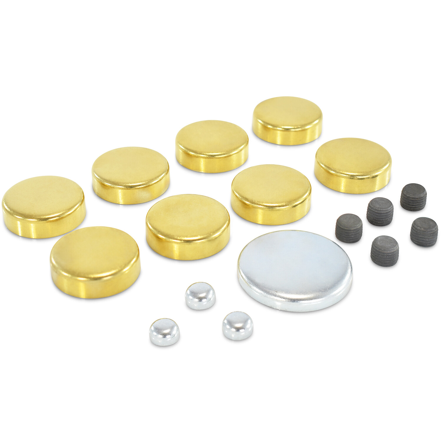 Proform for Brass Freeze Plug Kit For Oldsmobile V8 Engines All Sizes Needed Inc