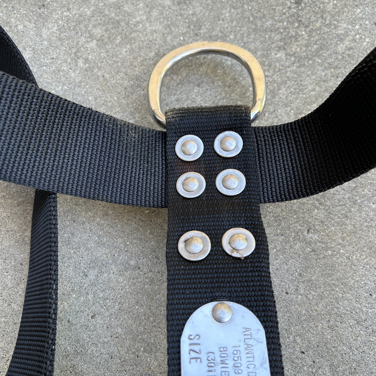 Atlantic Diving Equipment Bell Dive Harness Strap Size Large