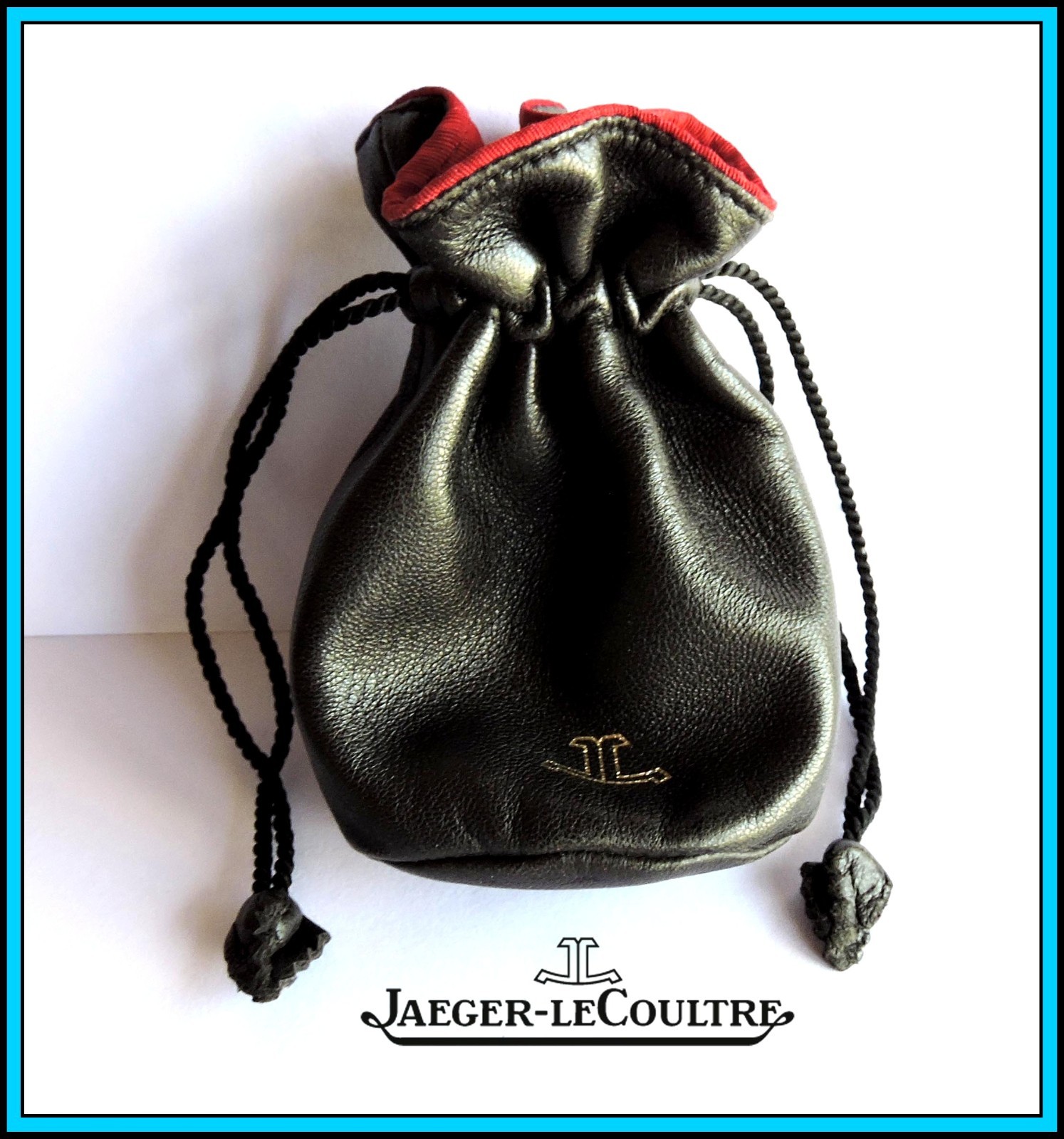 Original JAEGER LeCOULTRE leather travel watch pouch - Preowned