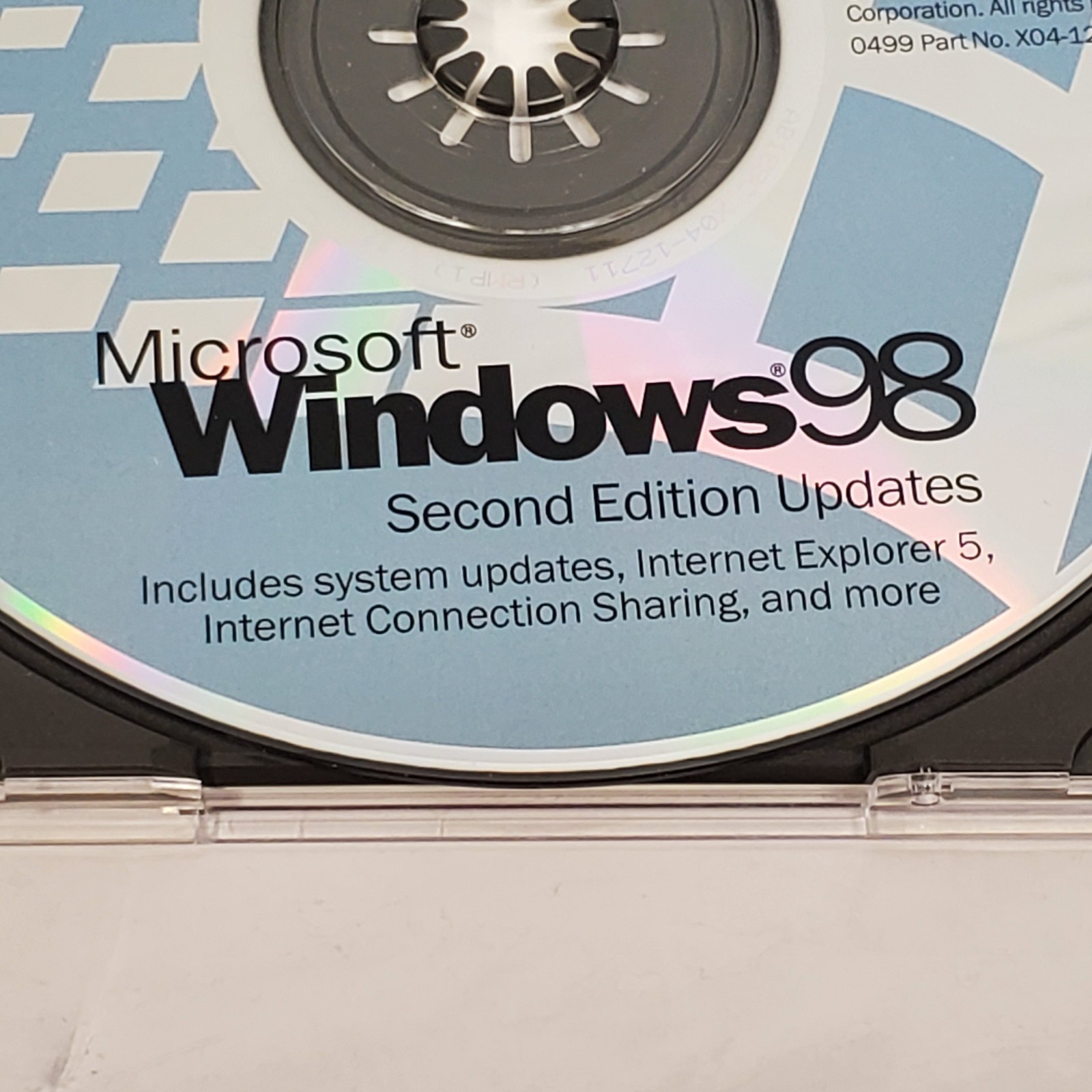 Microsoft Windows 98 Upgrade CD-ROM with Product key