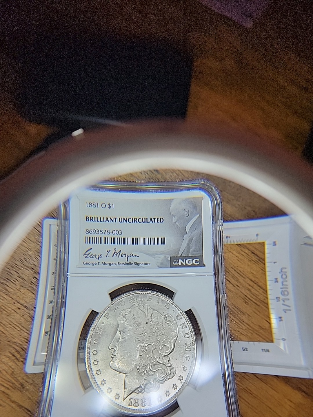 1881 O BU GEM MORGAN SILVER DOLLAR UNC MS+++ U.S. MINT RARE COIN 5443