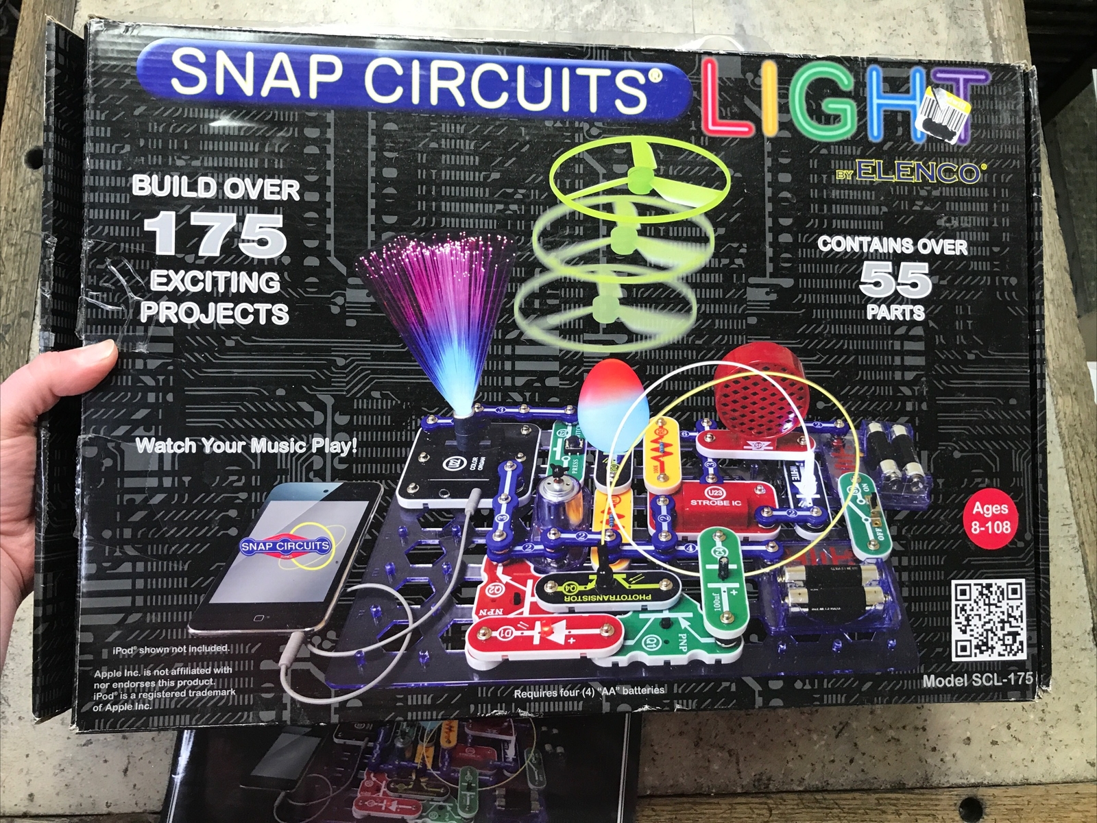 Elenco Snap Circuits LIGHT (SCL-175) Educational Electronics 100% Complete