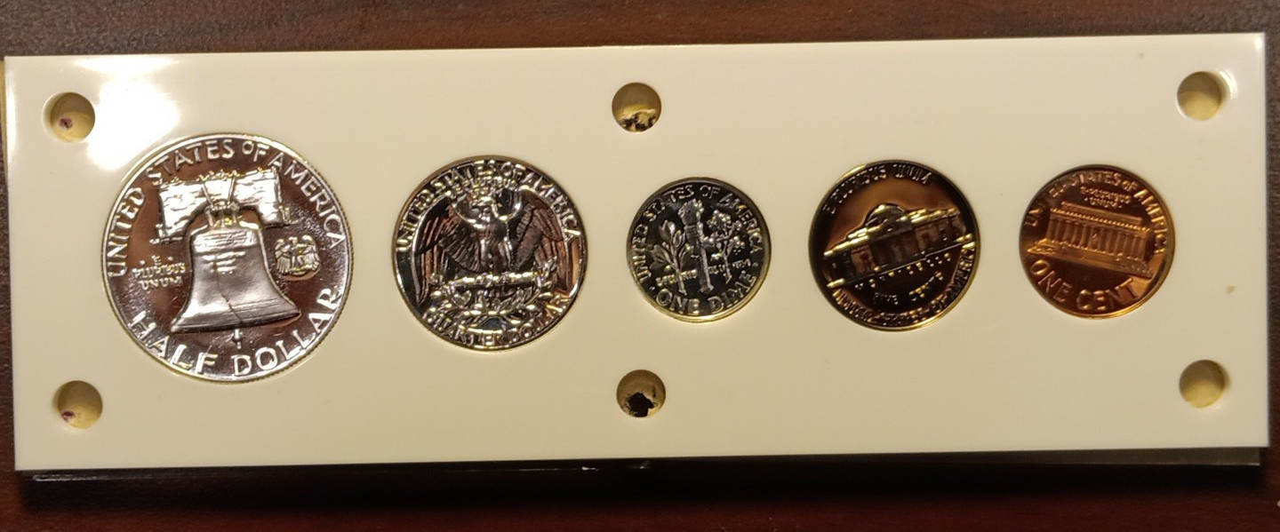 1963 U.S Mint Proof Set, 2003A Near Solid 2's, 2003A Near Solid 4,s Uncirculated