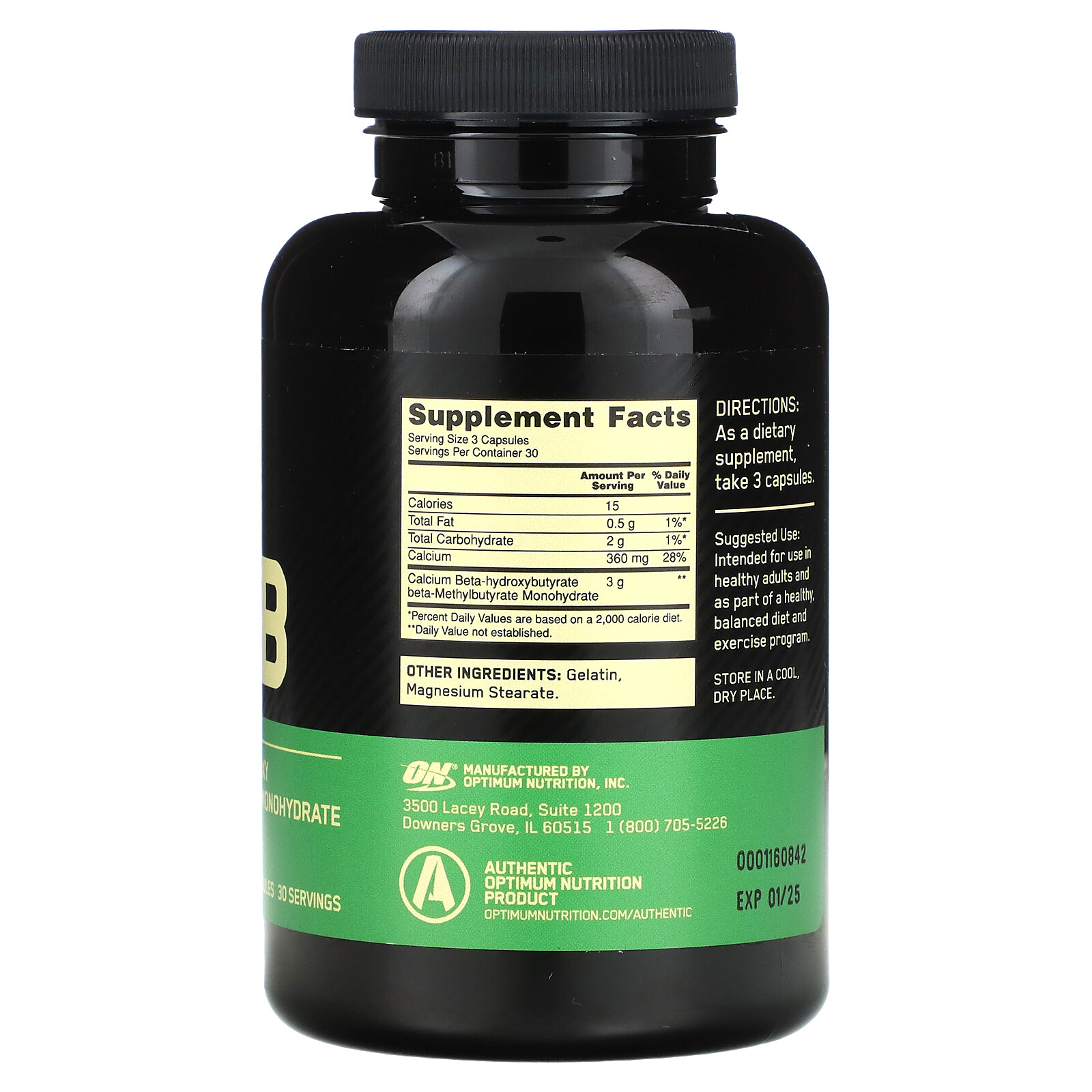 HMB , 90 Capsules