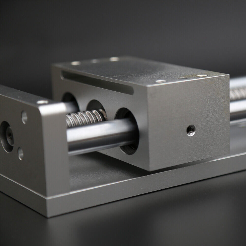 Linear Rail Slide Stage Actuator Table Manual Cross Sliding Table CNC Mill 200MM