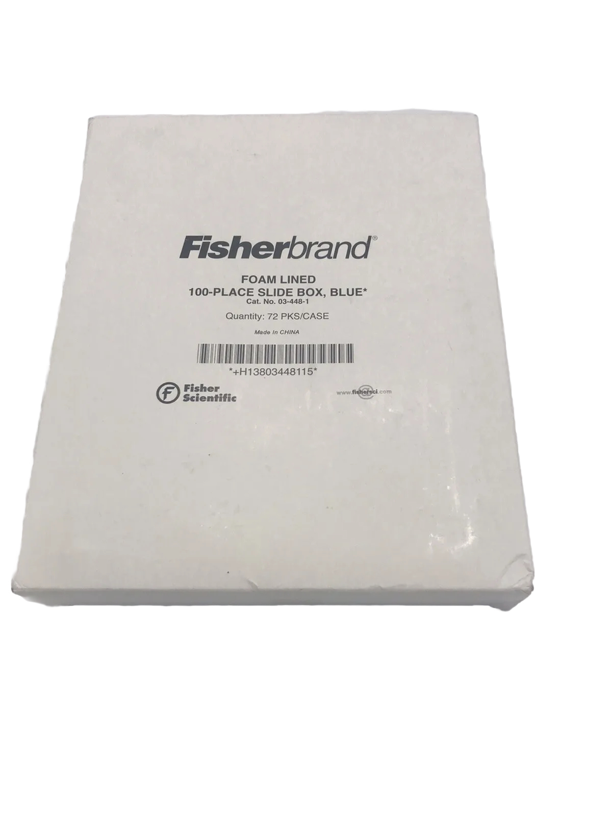 FisherBrand 03-448-1 FOAM LINED 100 PLACE SLIDE BOX BLUE, New in Box (item 11)