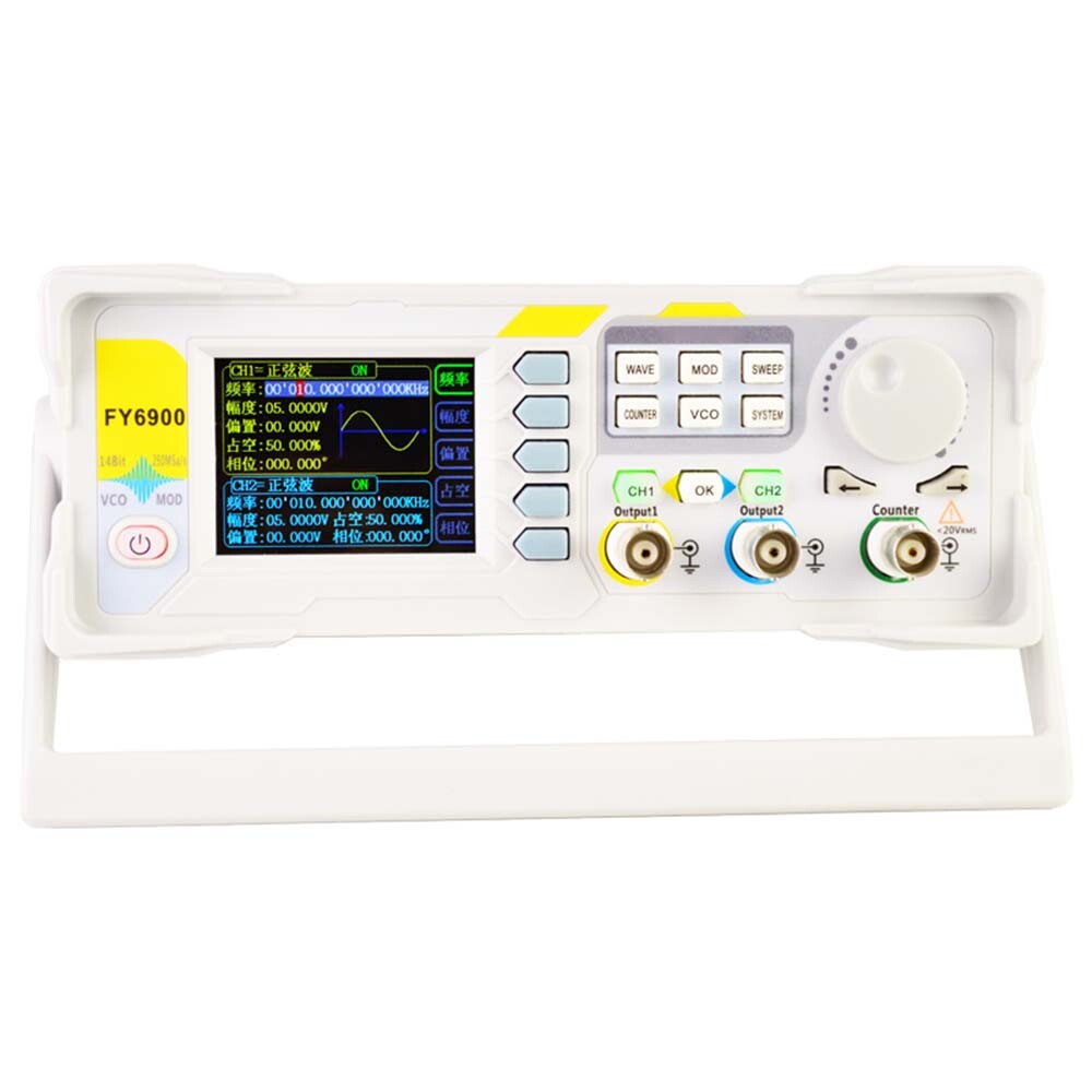 For FY6900-100M Frequency Counter Arbitrary Waveform Signal Generator 100MHz