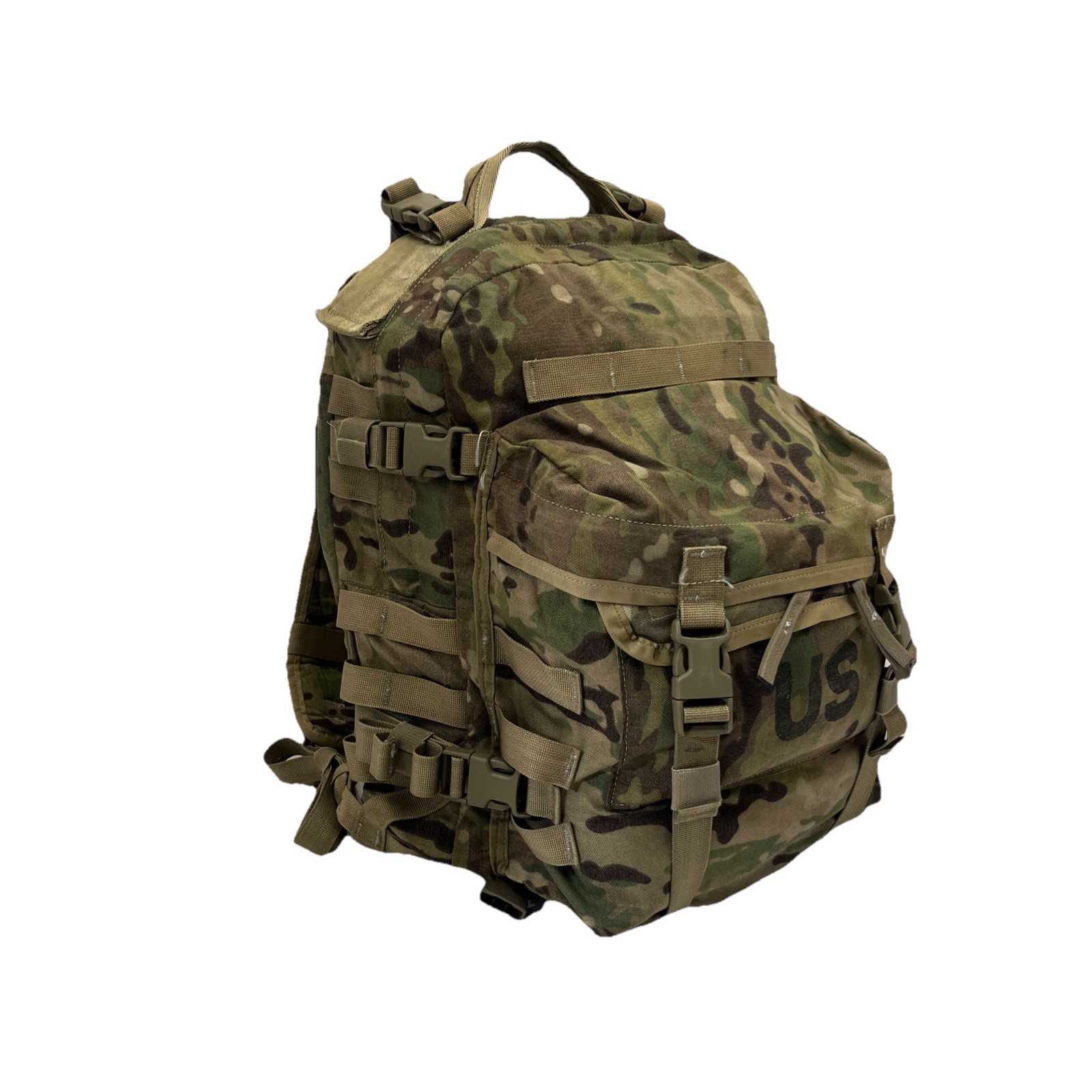 USGI Multicam OCP MOLLE Assault Pack 3 Day Assault Backpack Good W/Stiffener