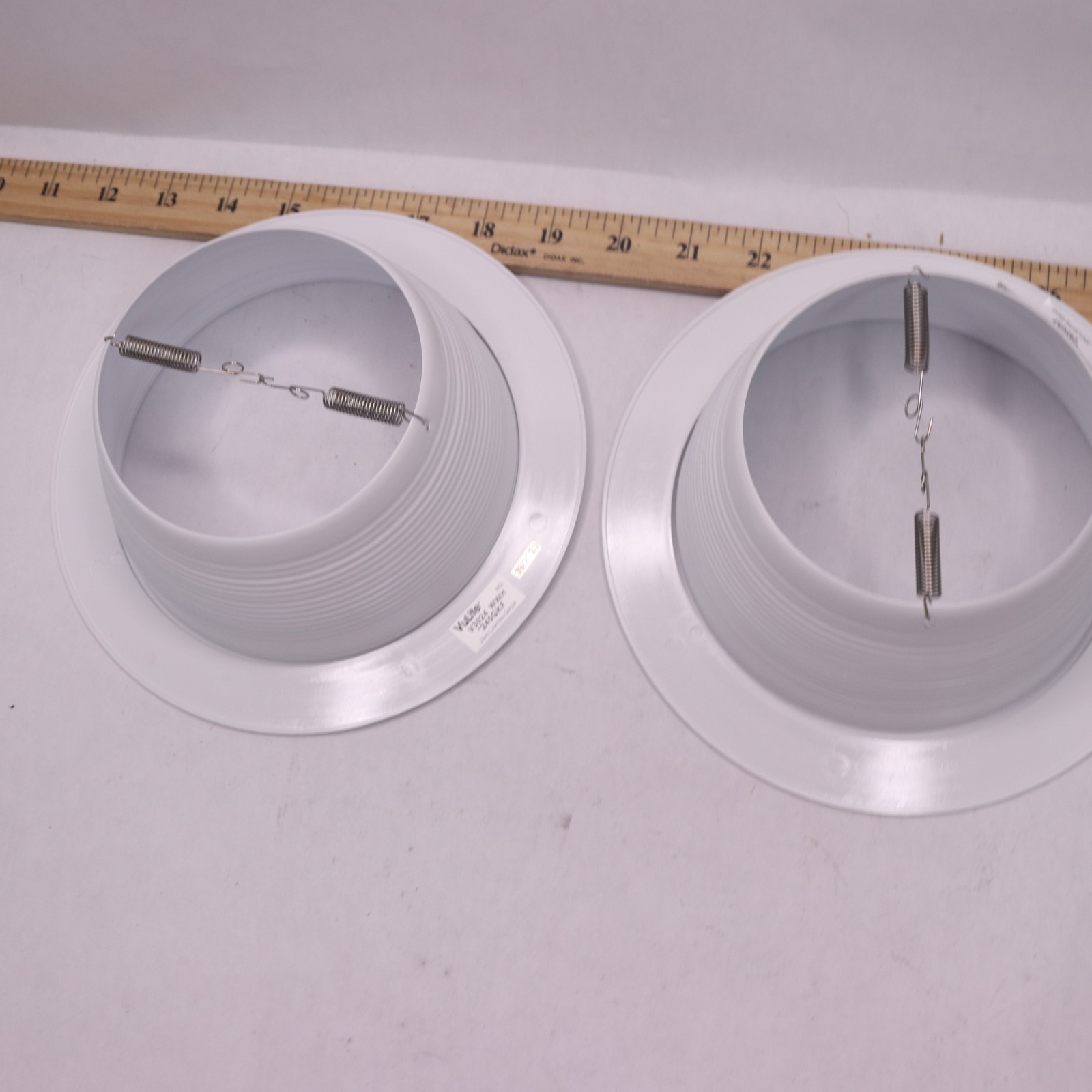 (2-Pk) VuLite LED Conical Baffle Trim Round White 5 V3024 WWH