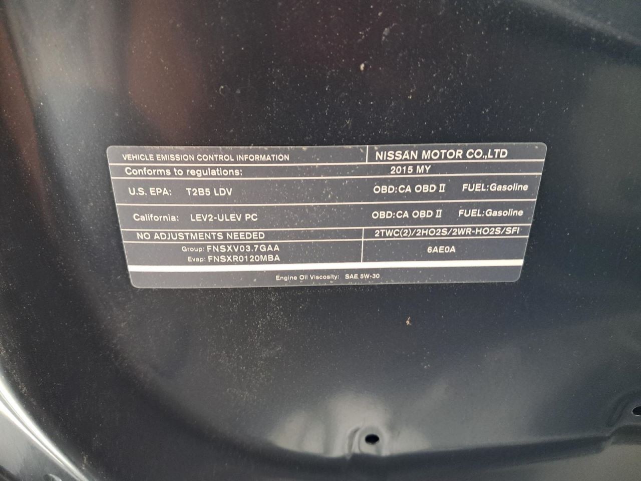 Q70 2015 Glove Box 4954329