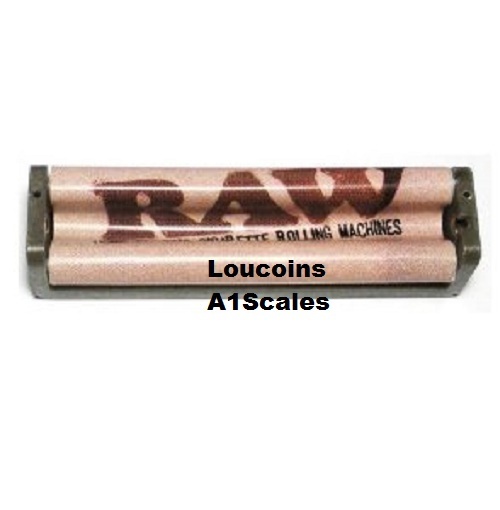 BUNDLE: RAW 79mm Hemp Plastic Rolling Machine + One Pack of Classic 1 1/4 Papers