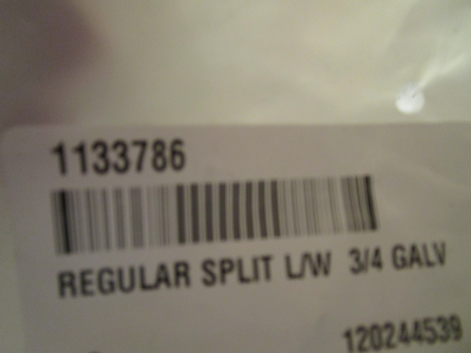 3/4" Hot Dipped Galvanized Finish Medium Split Lock Washer QTY 20
