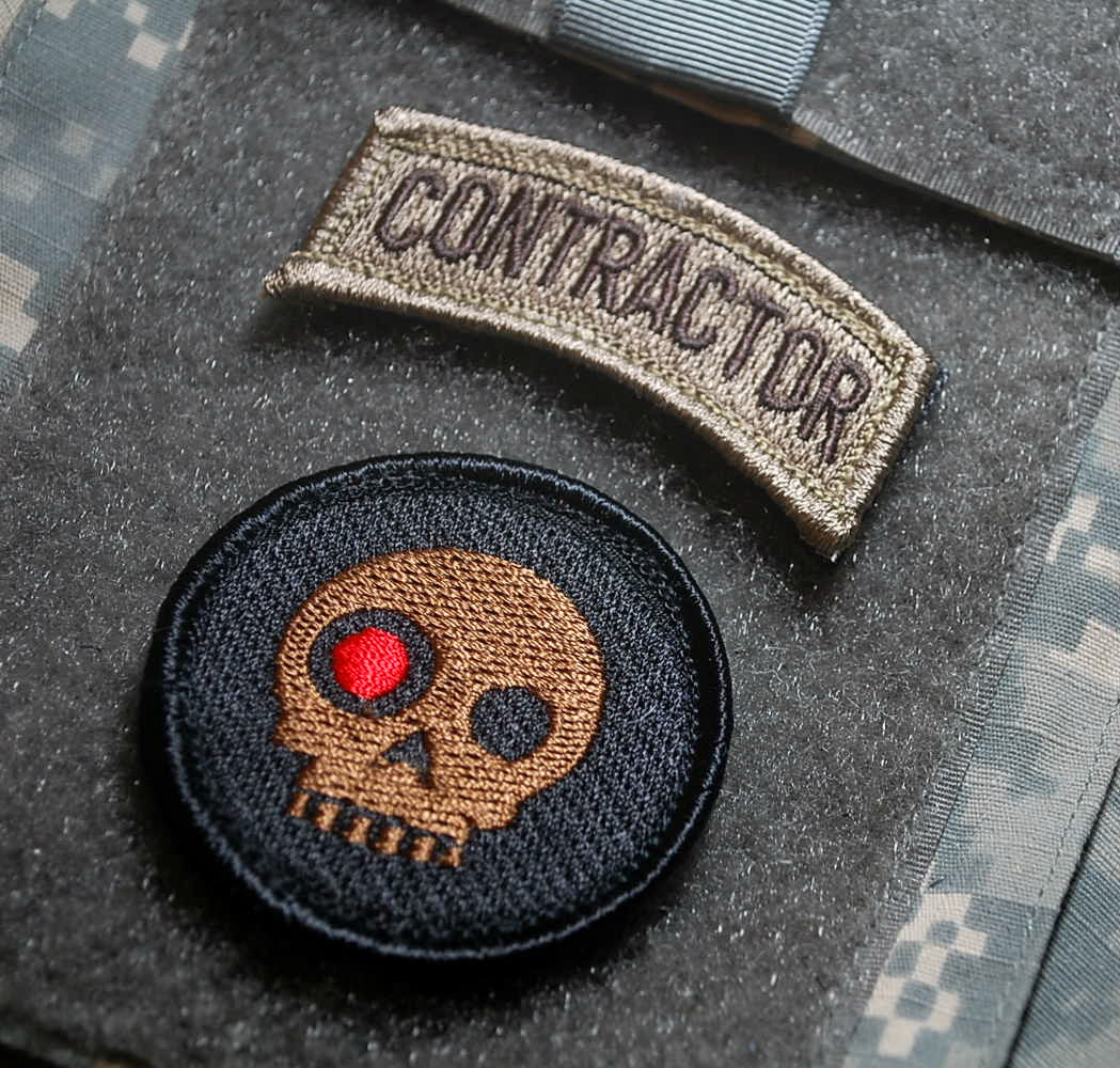 US STATE DEPT. DIPLOMATIC SECURITY vêlkrö 2-PATCH SET: DSS INSIGNIA + US FLAG