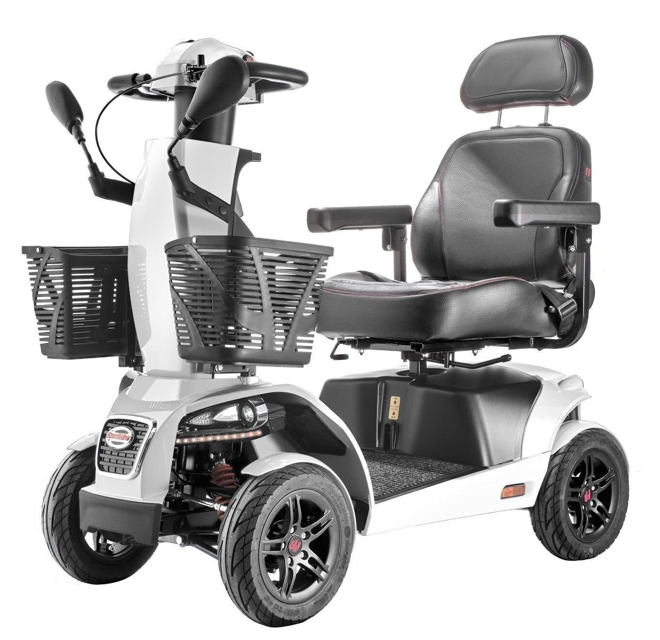 FR1 Rugged Large Mobility Scooter Freerider 4-Wheel w/ Suspension Speed 9.4...
