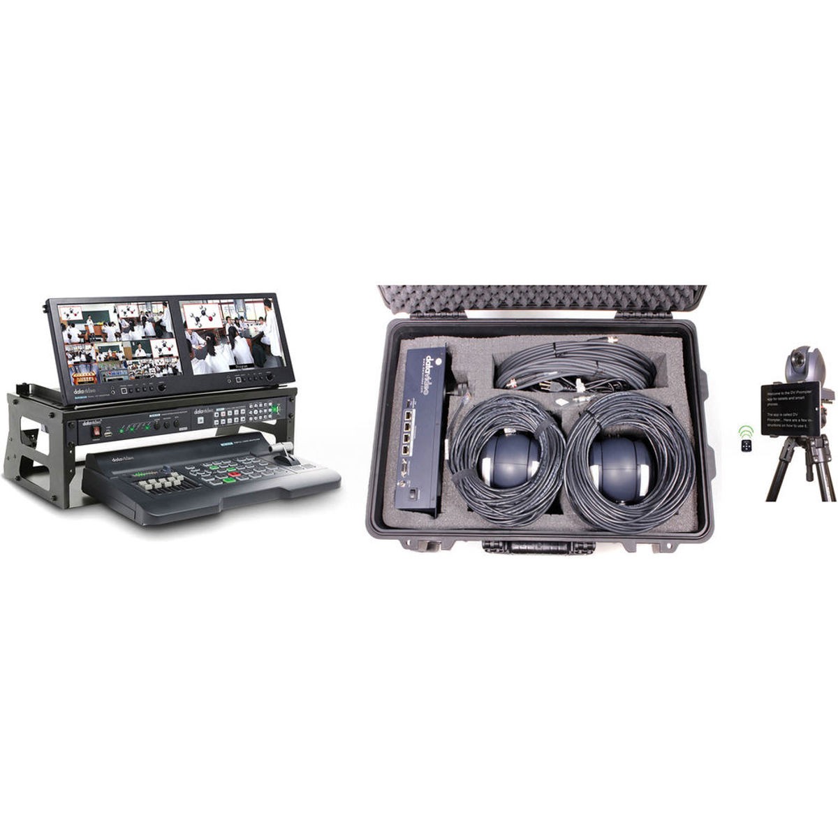 Datavideo 2-Camera Portable Video Production Bundle for Schools