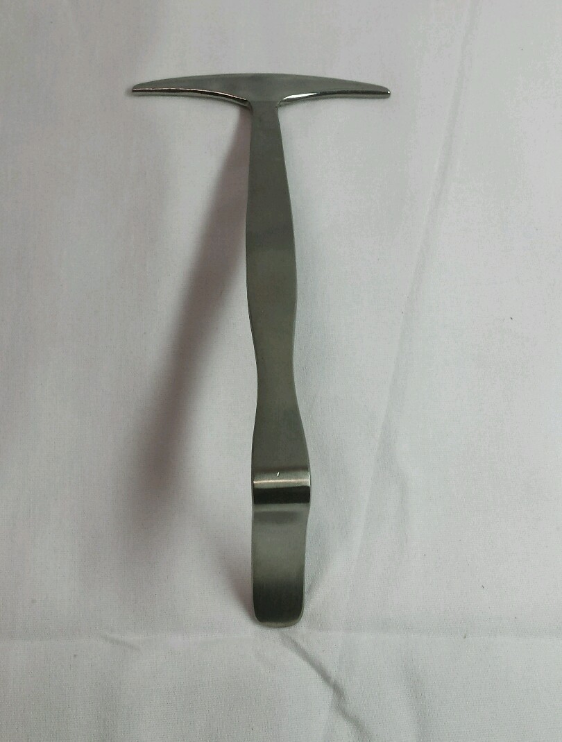 USED GRIESHABER Orthopedic Retractor Smillie Reverse Curve 5.5"L 2.25"x.5" Blade