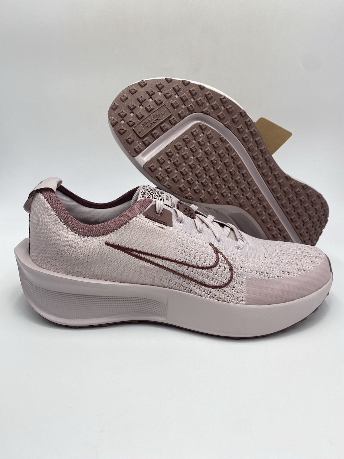 Nike W Interact Run Platinum Violet Mauve (FD2292 007) Wmns Sz 12/Men's Sz 10.5