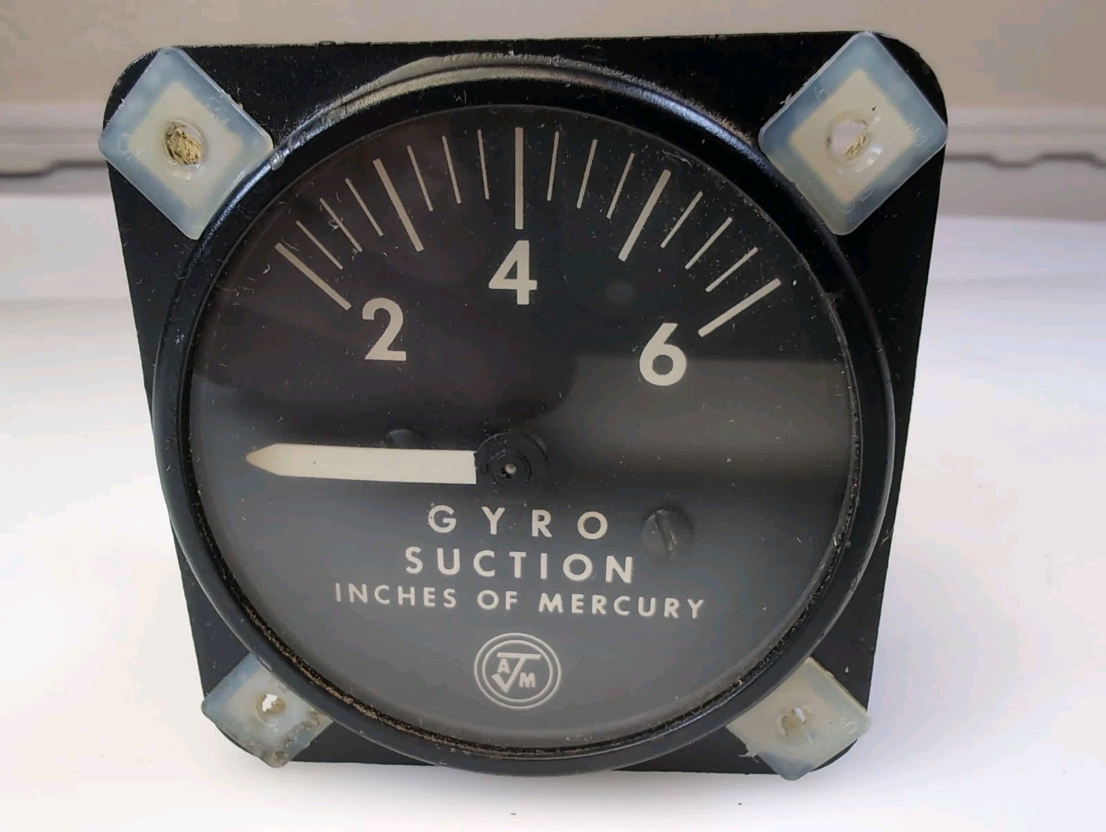 Airborne Gyro Suction Gauge 1G3-4 Airborne MFG CO  **Untested**