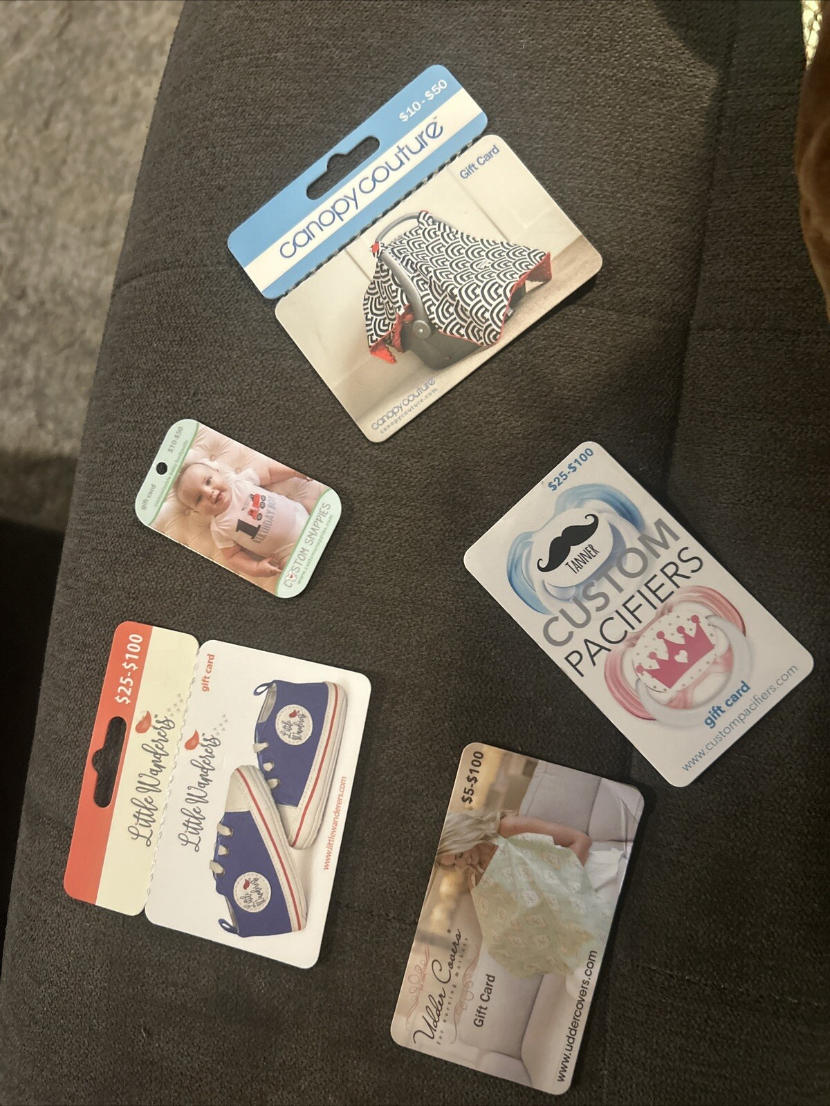 GIFT SET BUNDLE BABY GIFT CARDS $225.00 VALUE