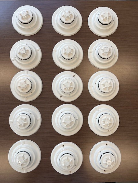 Siemens FP-11 Smoke Detector Heads w/ base DPU tested Multi-Sensor 500-095112