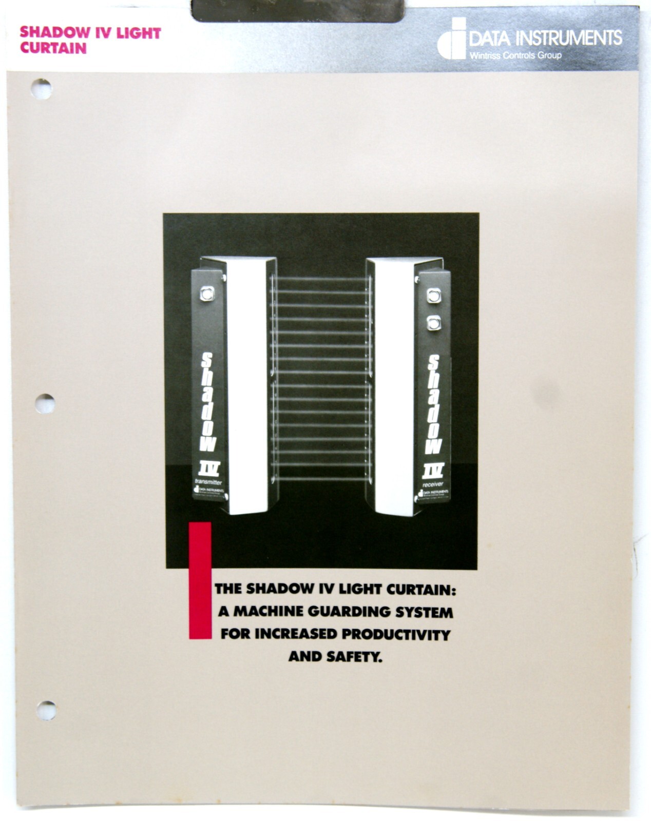 Data Instruments Shadow IV Light Curtain  Sales Brochure	5031