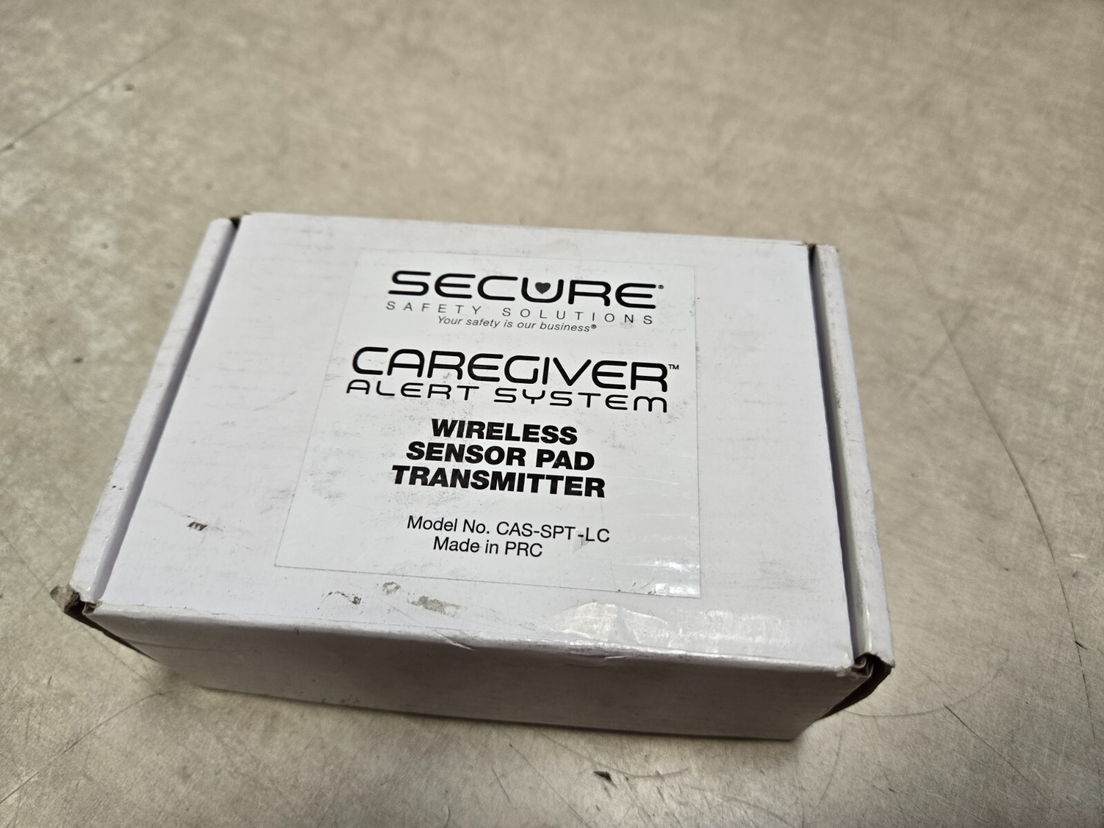 SECURE CAS-SPT Caregiver Alert System Wireless Sensor Pad Transmitter