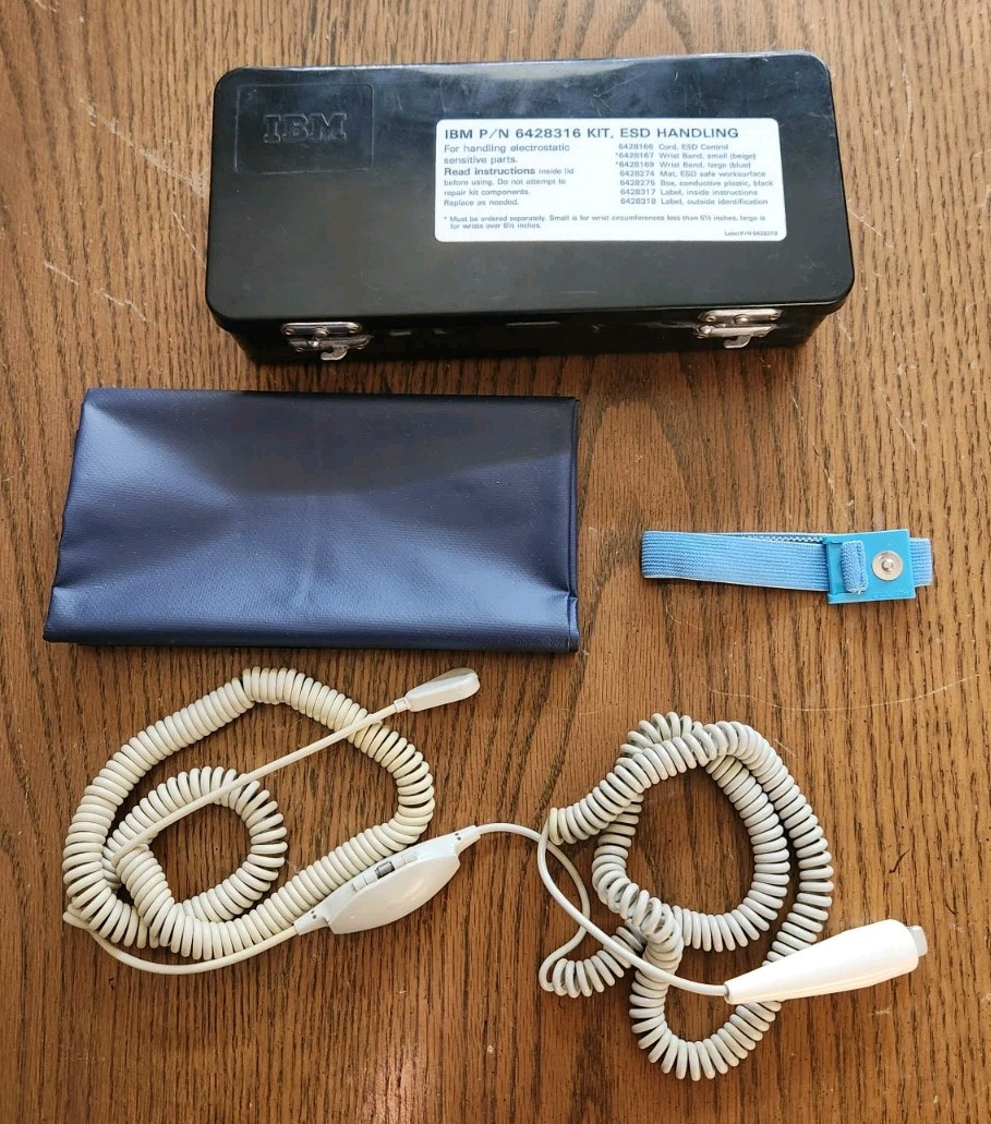 IBM ESD Handling Kit P/N 6428316 Electrostatic Sensitive Grounding Wrist Strap