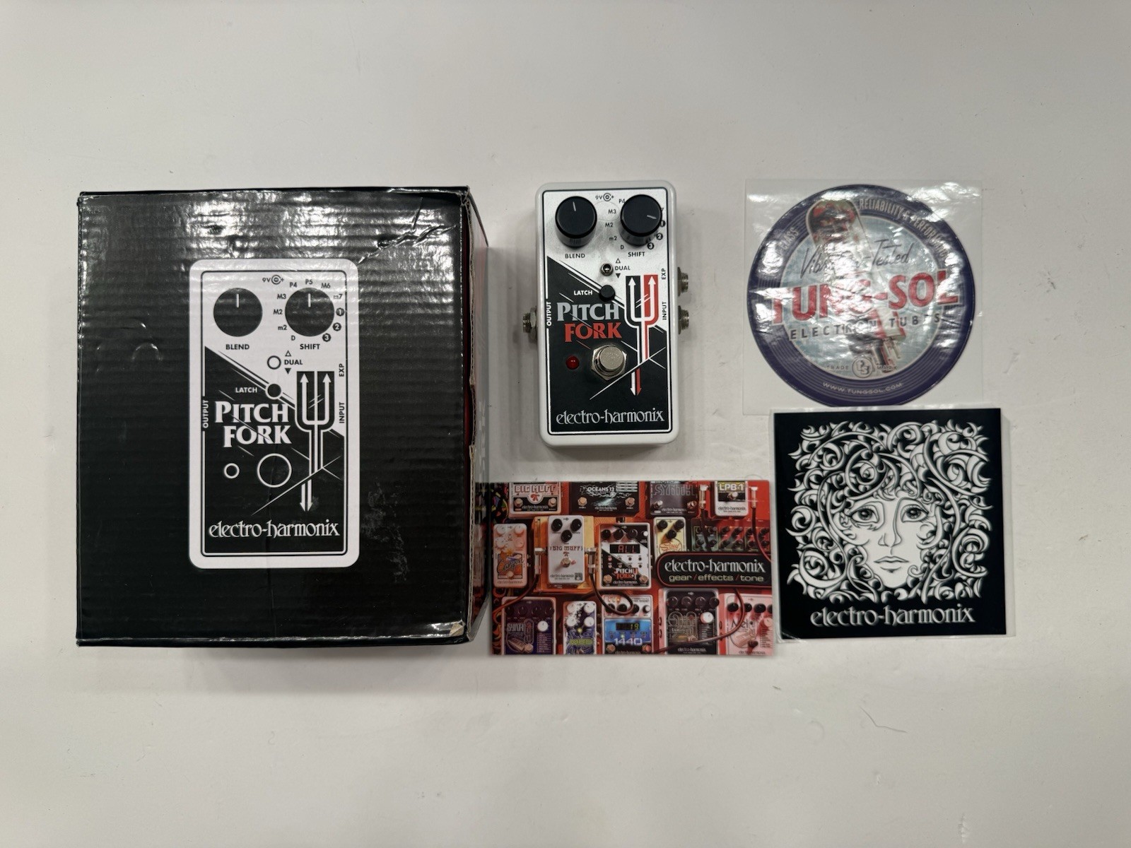 Electro Harmonix Pitch Fork Polyphonic Pitch Shifter EHX Guitar Effect Pedal