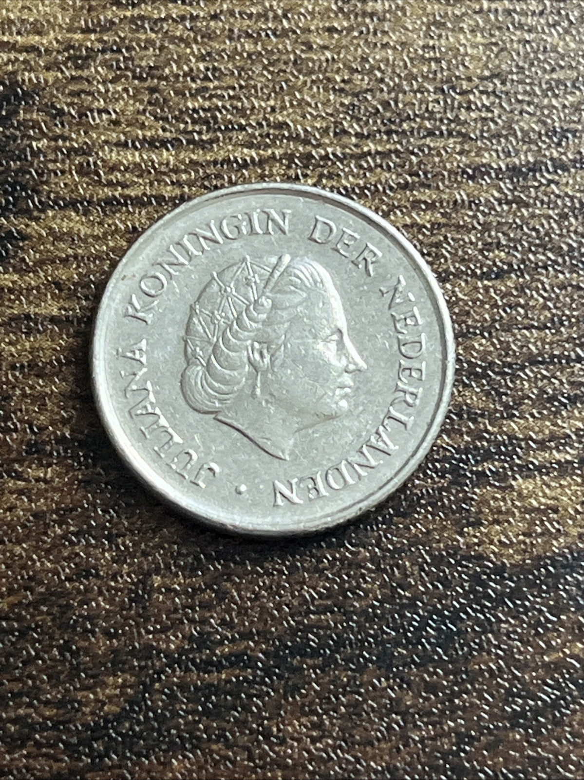 1969 Netherlands 25 Cents Actual Coin TB4408*