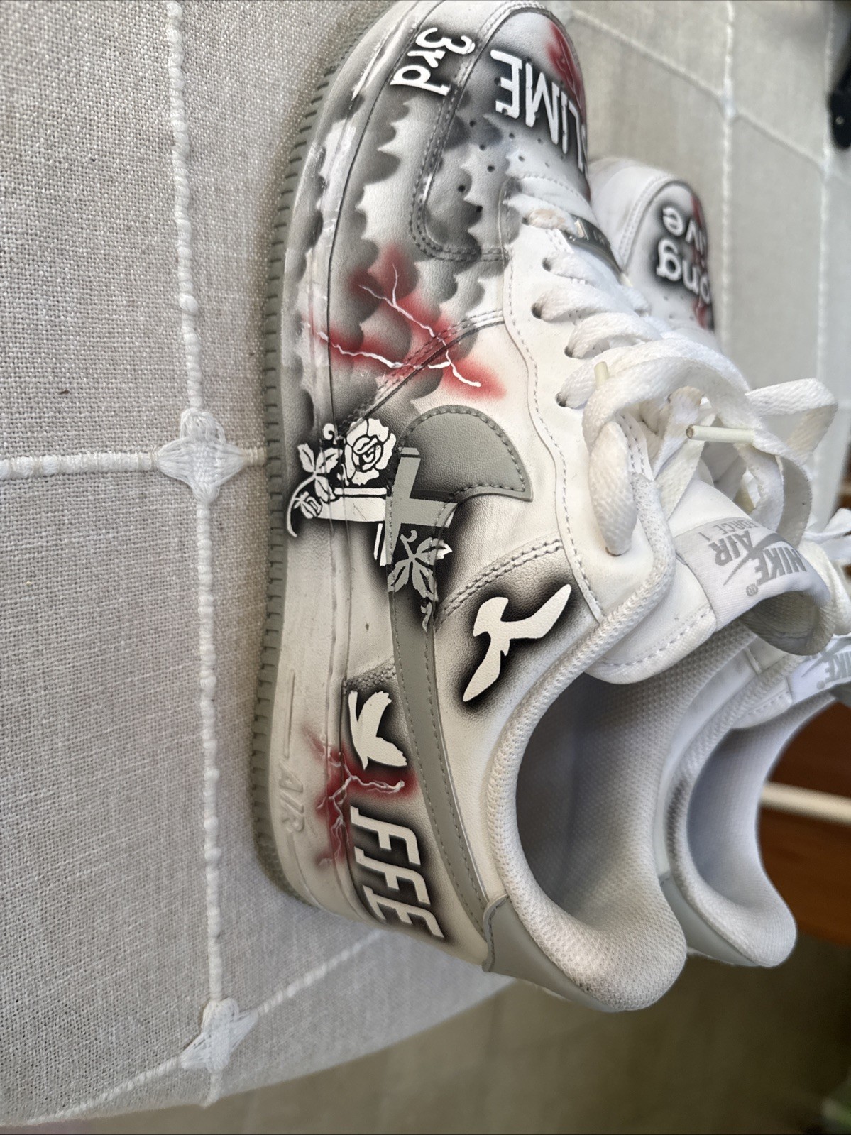 Size 11 - Nike Air Force 1 Custom Low Black