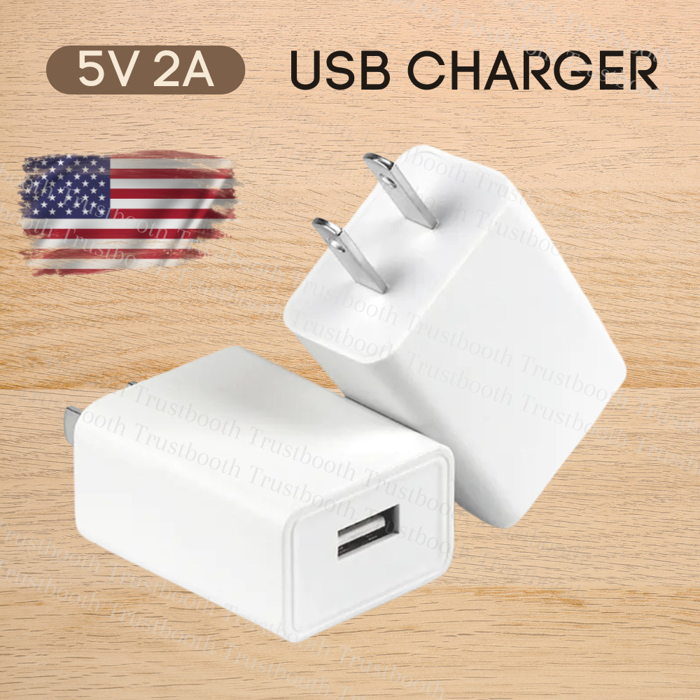 10W 5V 2A USB Port Jack Wall Power Adapter 5 Volt v 2Amp AC to DC Charger US Lot