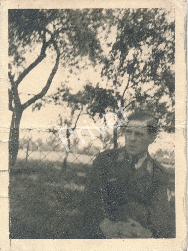 Photo WW II Wehrmacht Soldier Comrade Karl Thedinghausen 19.7.1944 K1.60