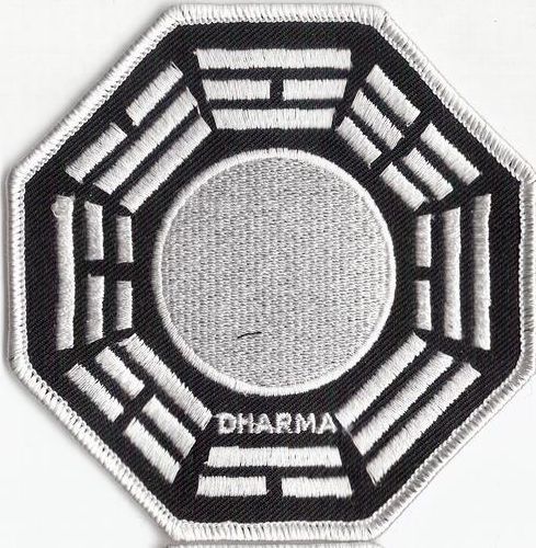LOST TV SHOW  PATCH - PEARL LOGO - LST13