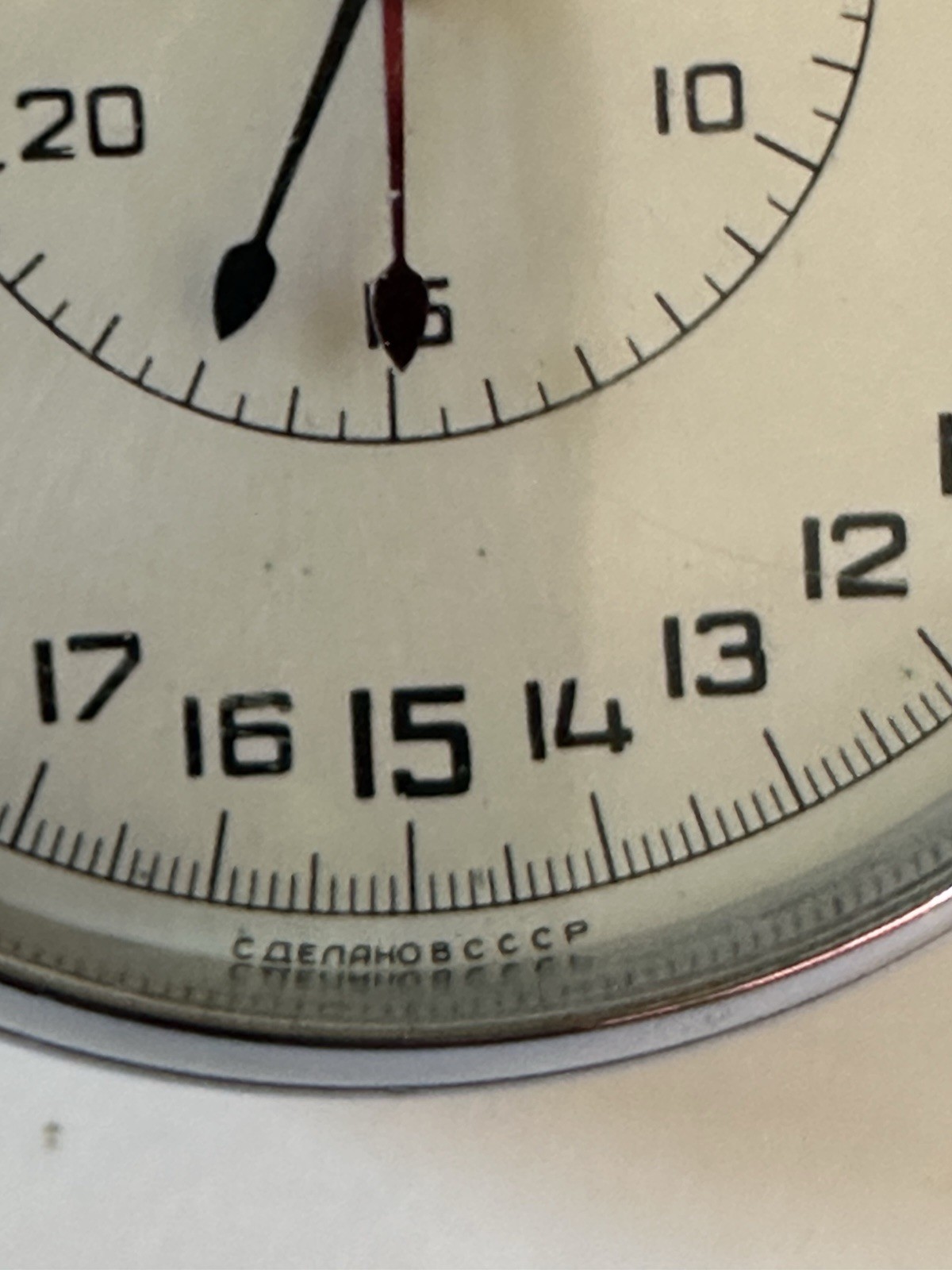 Vintage Soviet Slava Split Time Stopwatch