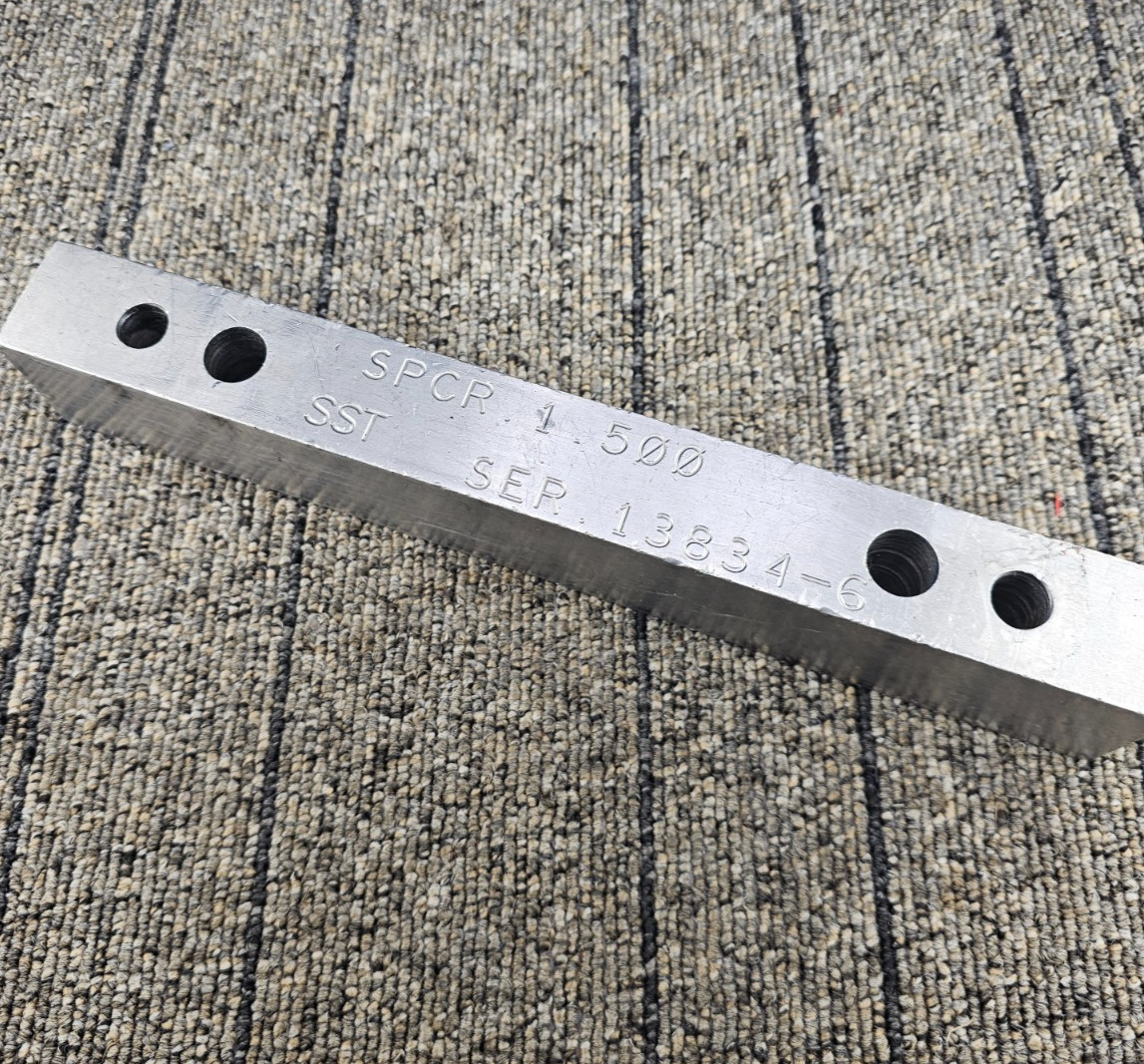 9-3/4" x 1-1/2" x 1-1/18" MILL Block Replacement SPCR.1.500 SST SER .13834-6