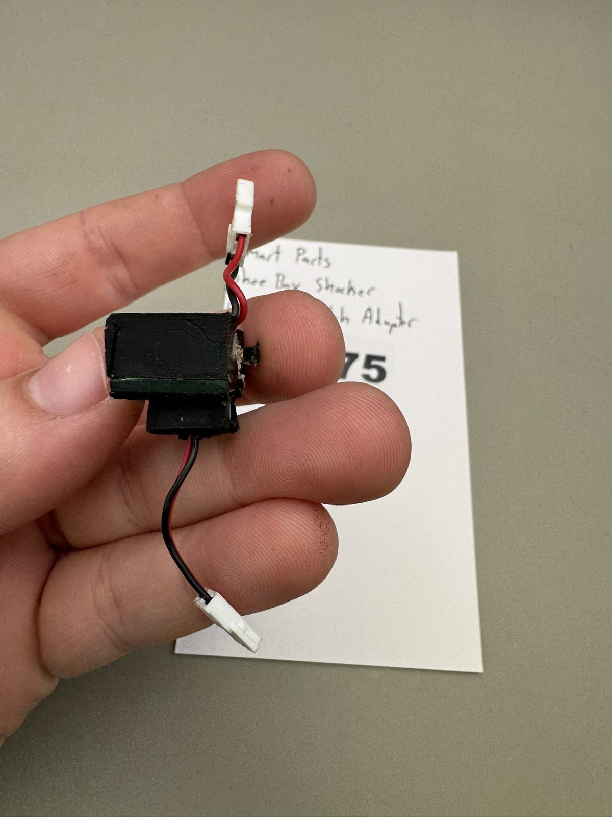 Smart Parts Shoe Box Shaker On/Off Switch Alert