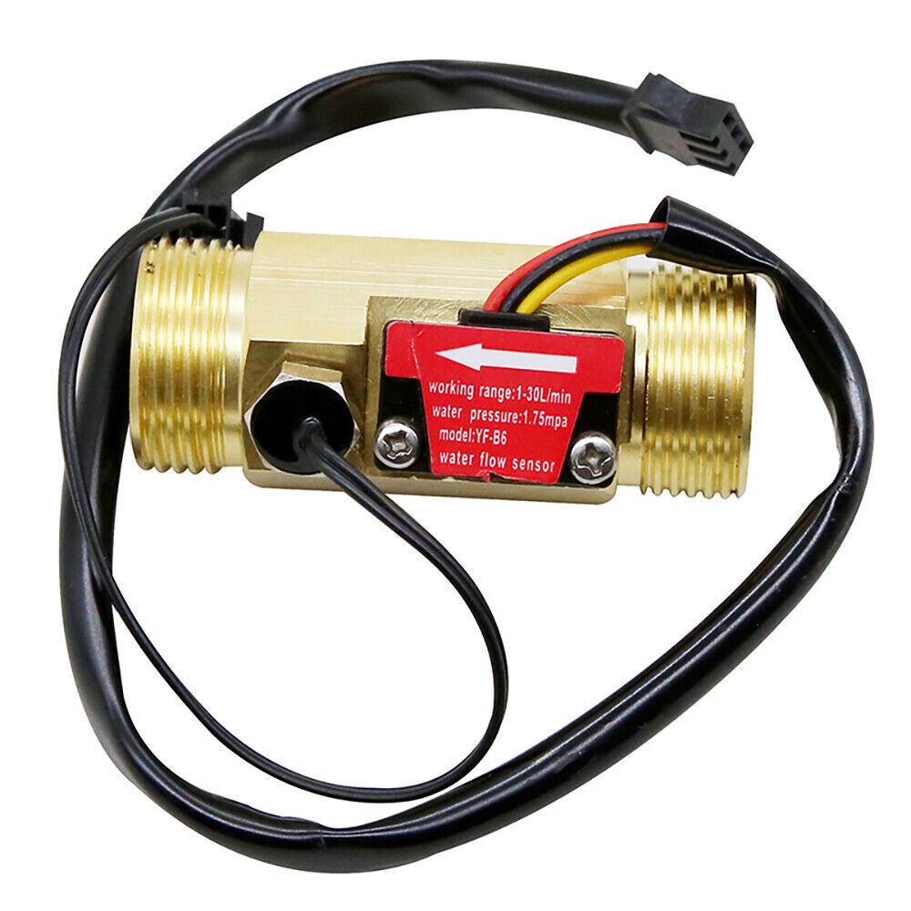 Thread Hall effect flow sensor switch flow meter G1/2" 3/4" 1" DE