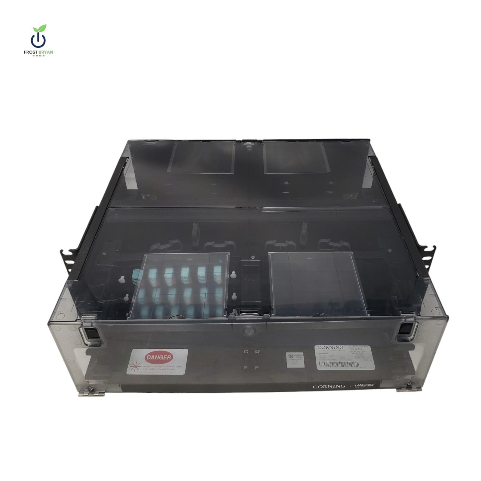 Corning CCH-02U Fiber Housing 2U Rack 4 Module Grade C [READ]