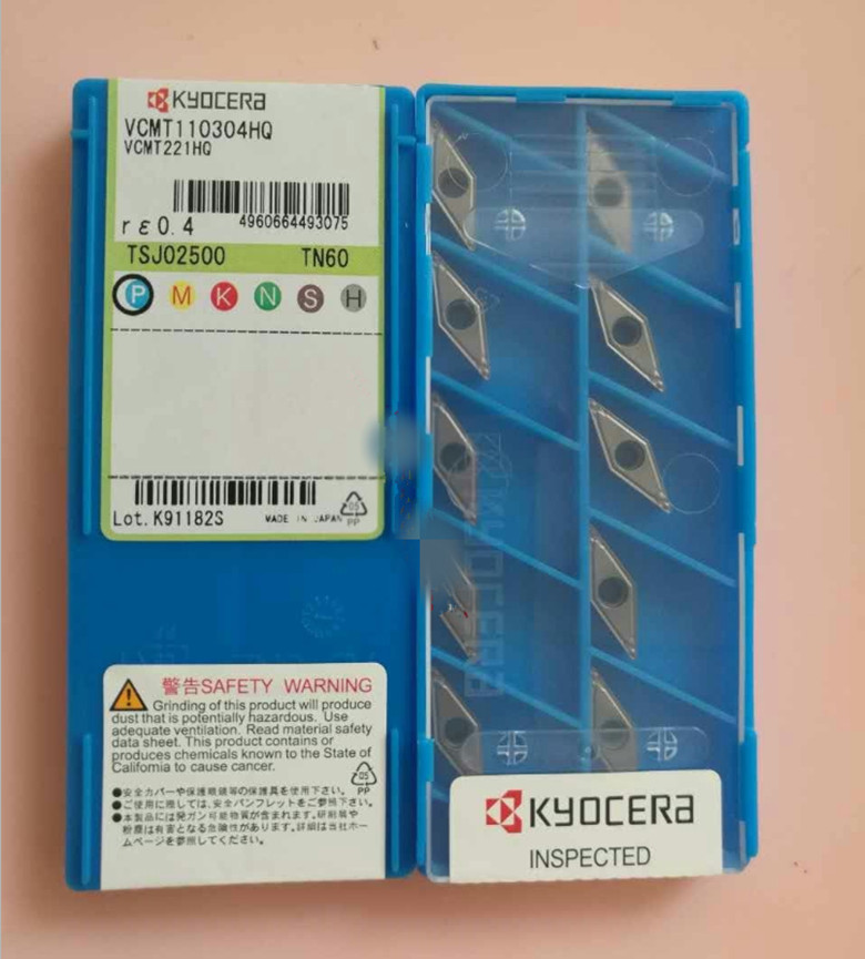 10PCS/Box New Kyocera CNC Blade VCMT110304HQ TN60