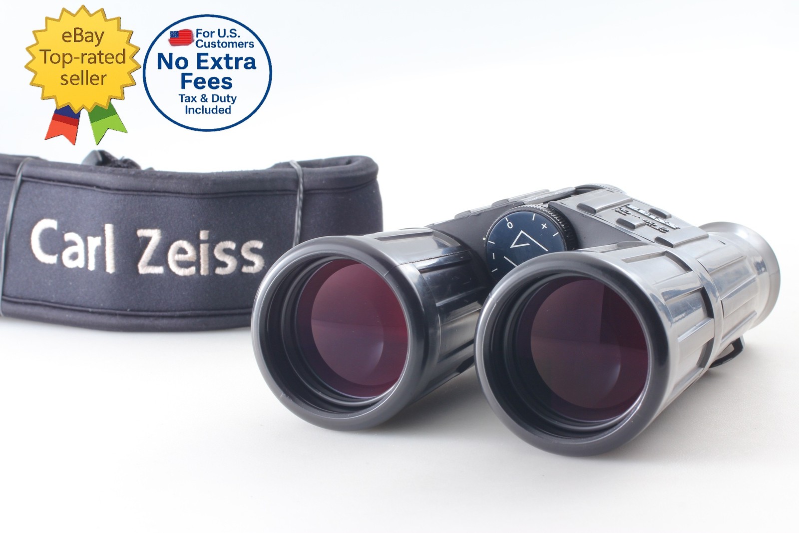 Late [Near MINT] Zeiss 10x40 B T* P Binoculars Made In West Germany From JAPAN