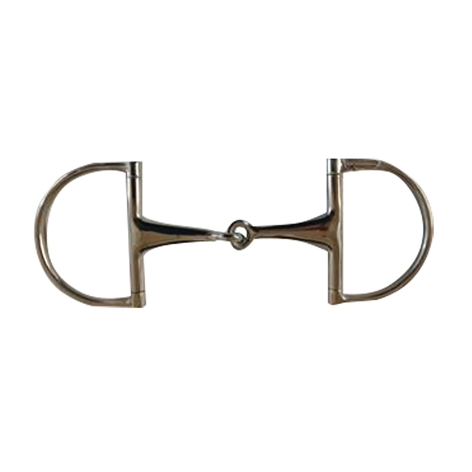 Korsteel Stainless Steel Thick Hollow Mouth Hunter Dee Ring Snaffle Bit