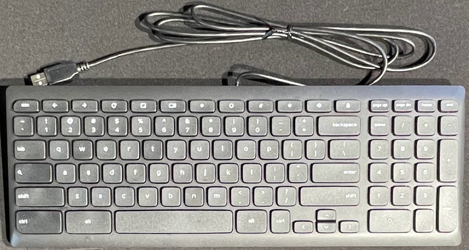Dell KB69211 Slim Quiet Multi-Media USB Keyboard for Chromebook / KB115 / 0F62V