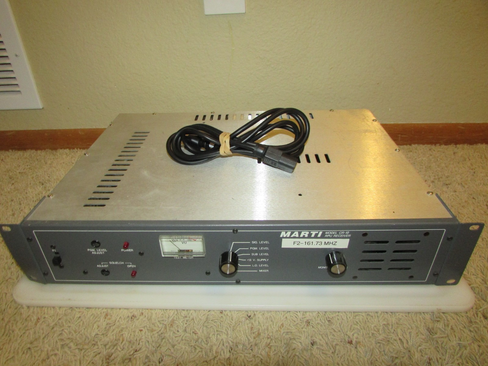 Marti Electronics Model CR-10 RPU Broadcast Remote Pickup Receiver