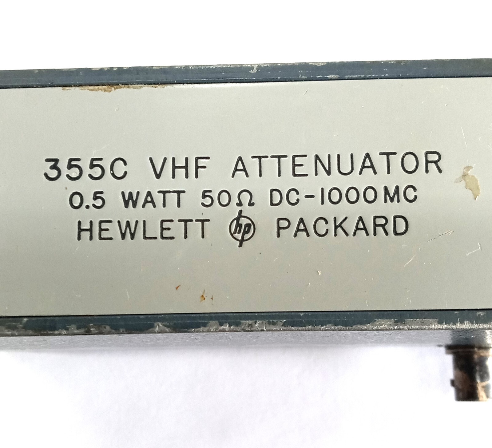 HP Hewlett Packard model 355C VHF Attenuator DC - 1000 MHz at 50 Ohm