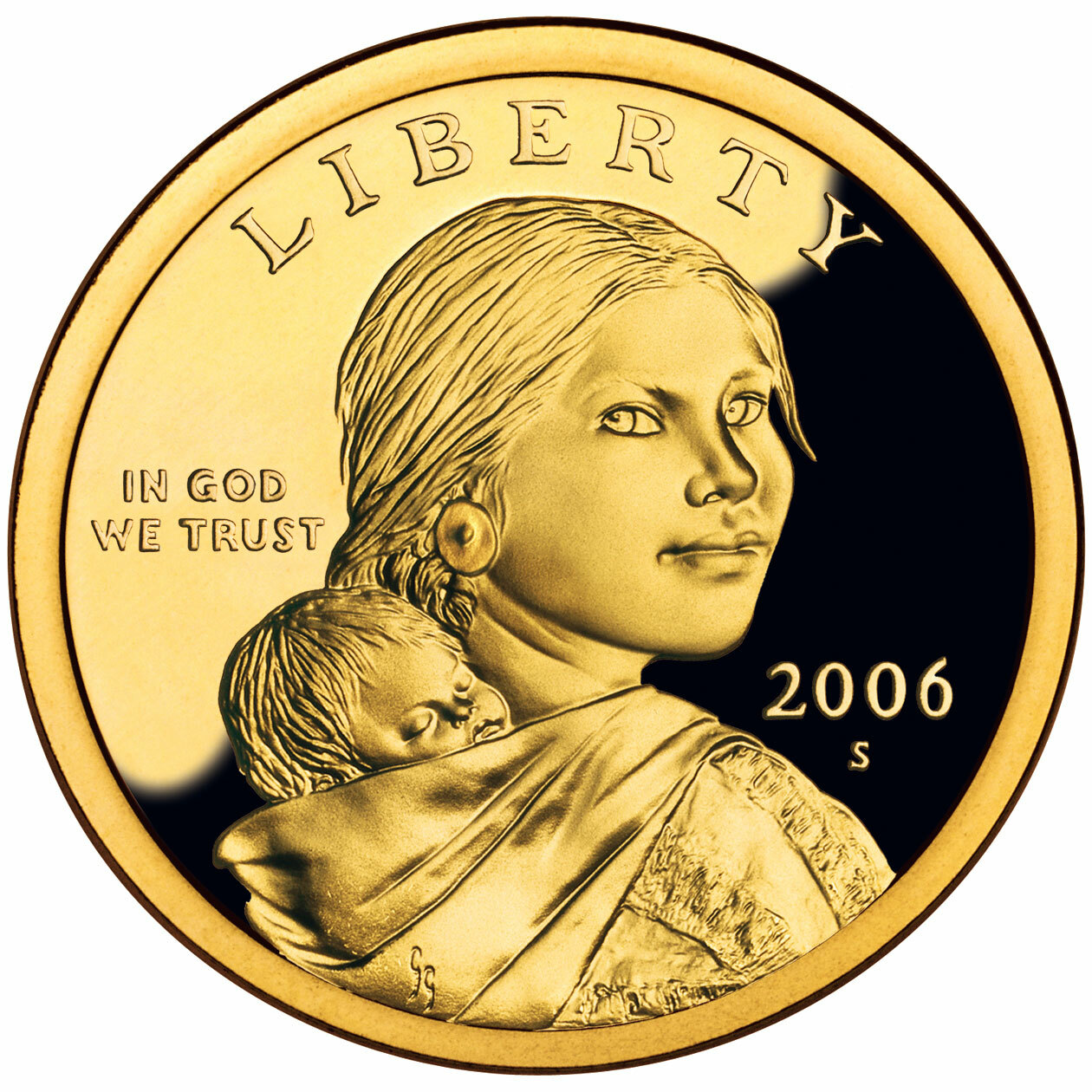 2006 S Native American Sacagawea Dollar Cameo Proof